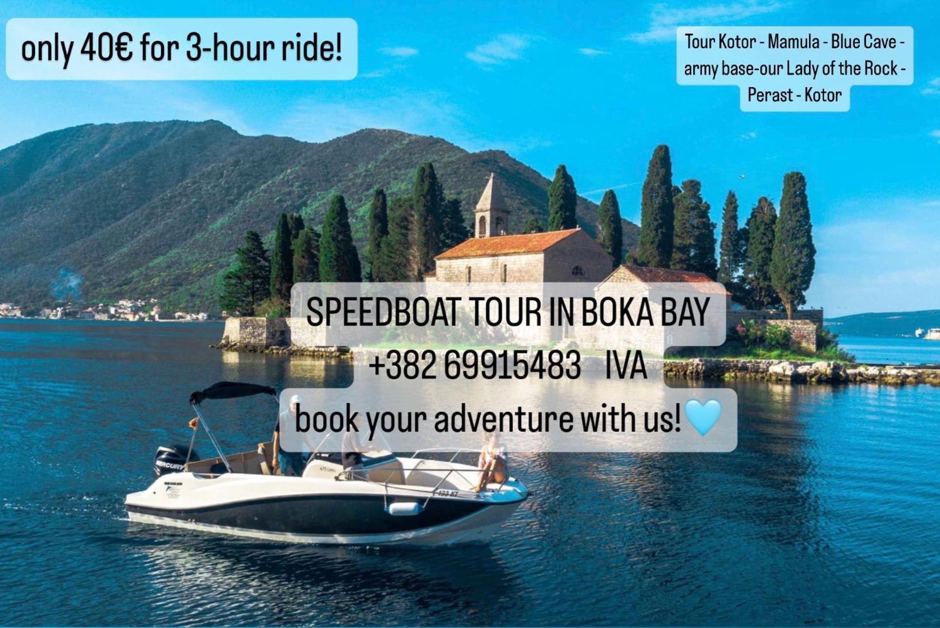 House With Big Terrace And Beautiful Sea View Villa Kotor Eksteriør bilde