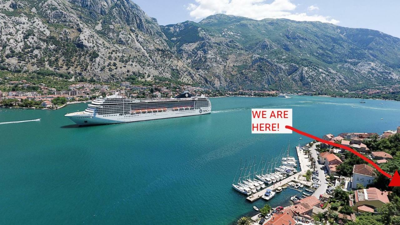House With Big Terrace And Beautiful Sea View Villa Kotor Eksteriør bilde